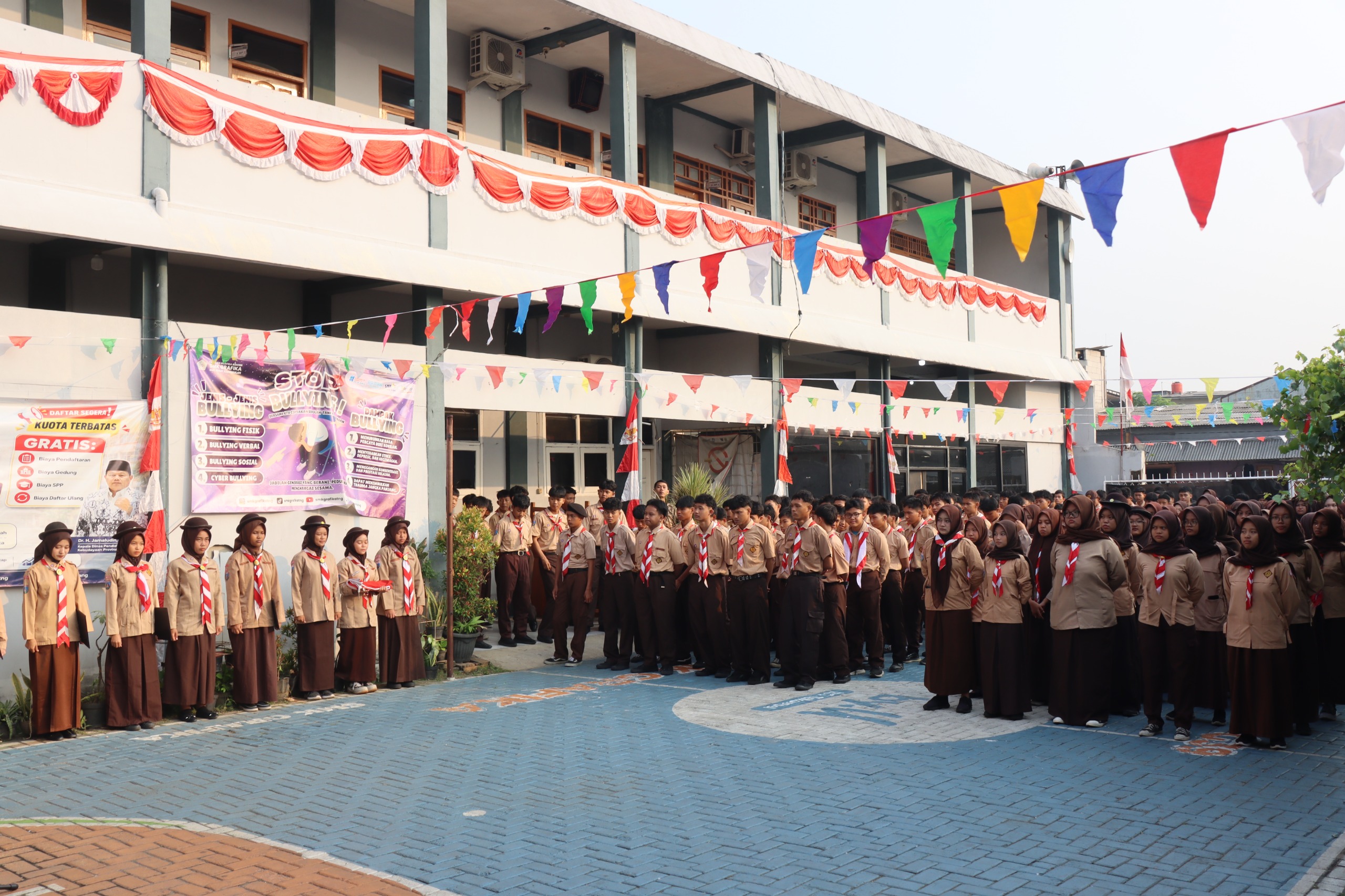 ​Semarak Hari Pramuka ke-65 di SMK Grafika: Mencetak Generasi Tangguh, Kreatif, dan Siap Bersaing di Era Digital